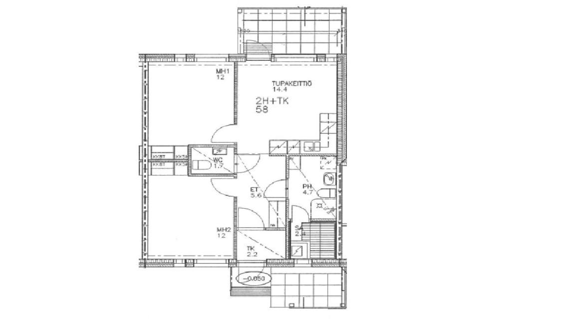 Merituuli Serviced Apartments, Kempele 2Br Apartment With Sauna Bagian luar foto
